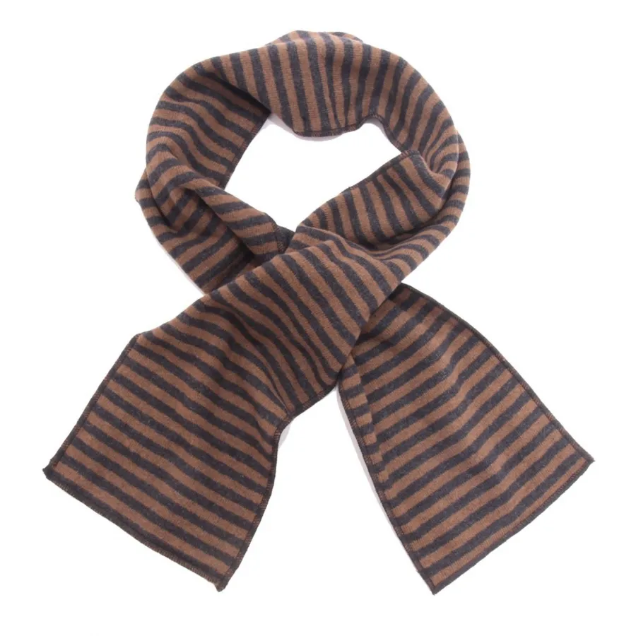 3293AL sciarpa bimbo boy NANAN kids scarf brown/grey