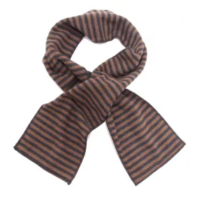 3293AL sciarpa bimbo boy NANAN kids scarf brown/grey