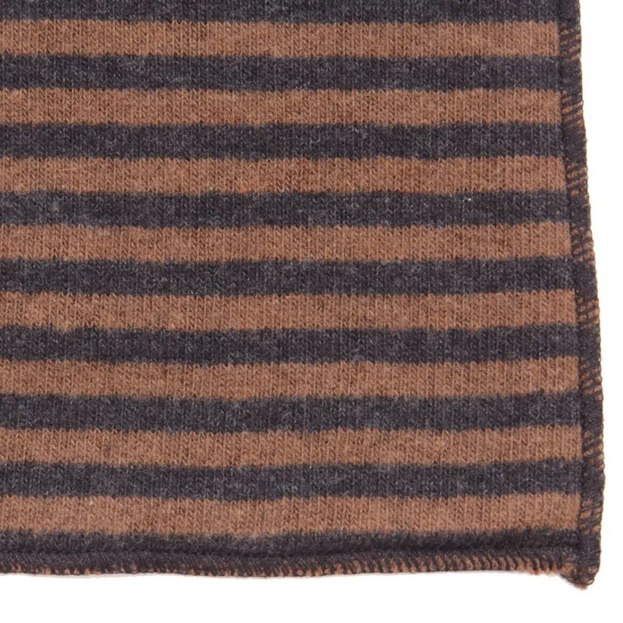 3293AL sciarpa bimbo boy NANAN kids scarf brown/grey