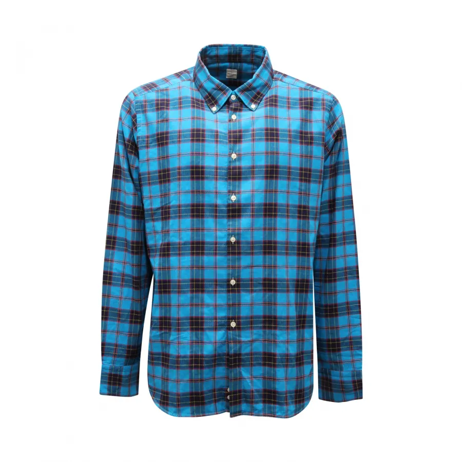 6008AQ camicia uomo GMF 965 man shirt blue