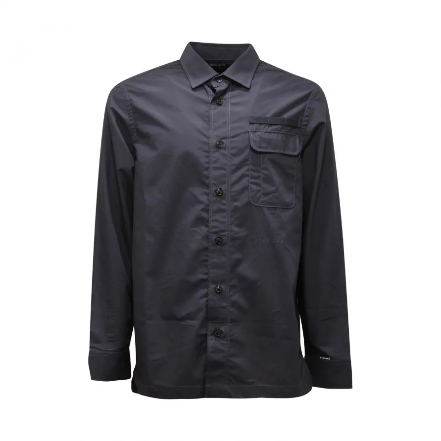 7007AQ camicia uomo G-STAR RAW REGULAR FIT man shirt blue