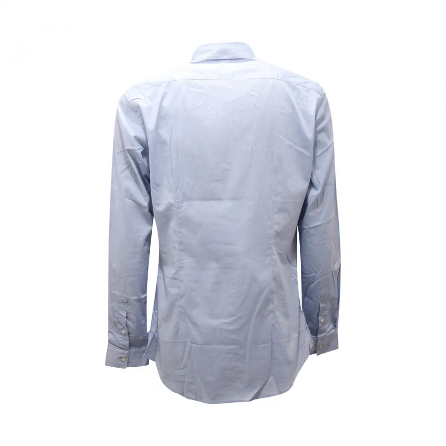 9591AQ camicia uomo PORTOFIORI SLIM man shirt light blue