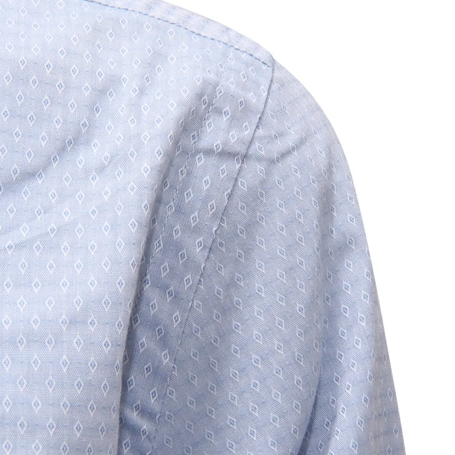 9591AQ camicia uomo PORTOFIORI SLIM man shirt light blue