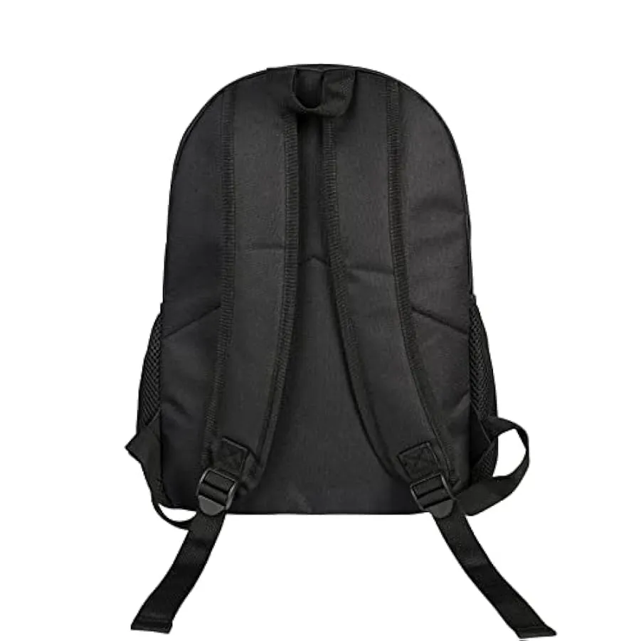 AdaNti Taekwondo Design Stampa Zaini Impermeabile Leggero Daypack Casual Borsa a Tracolla Per Lavoro Viaggi All’aperto, Nero , T