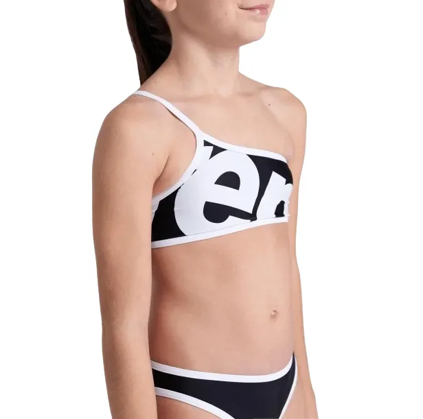 Arena costume da mare 2 pezzi da ragazza 007326 500 Logo 007326 500  nero-bianco