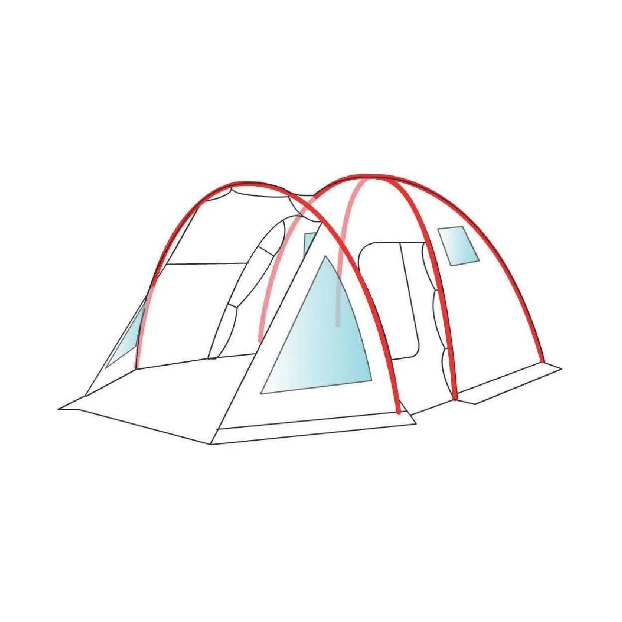 Bertoni Elba 5 XL VIP Tenda a Igloo