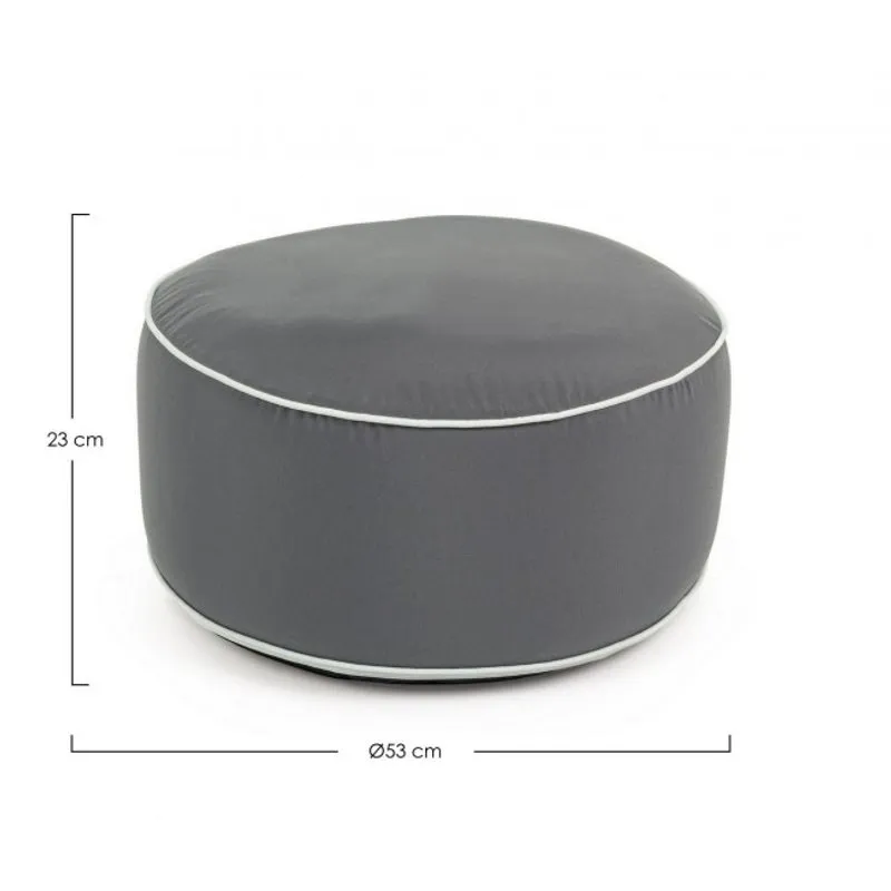 Bizzotto outdoor Pouf Rihanna gonfiabile grigio