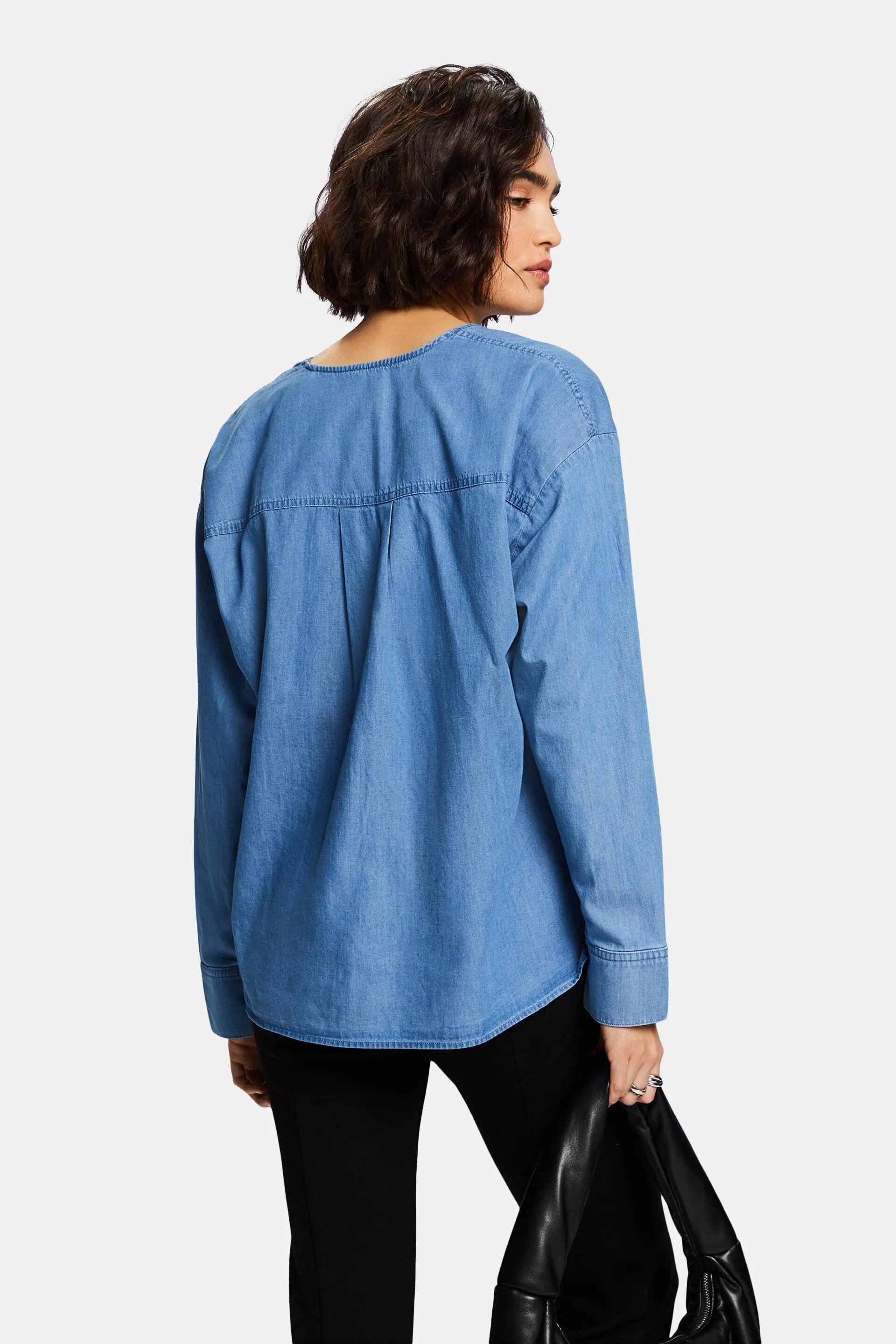 Blusa leggera in denim