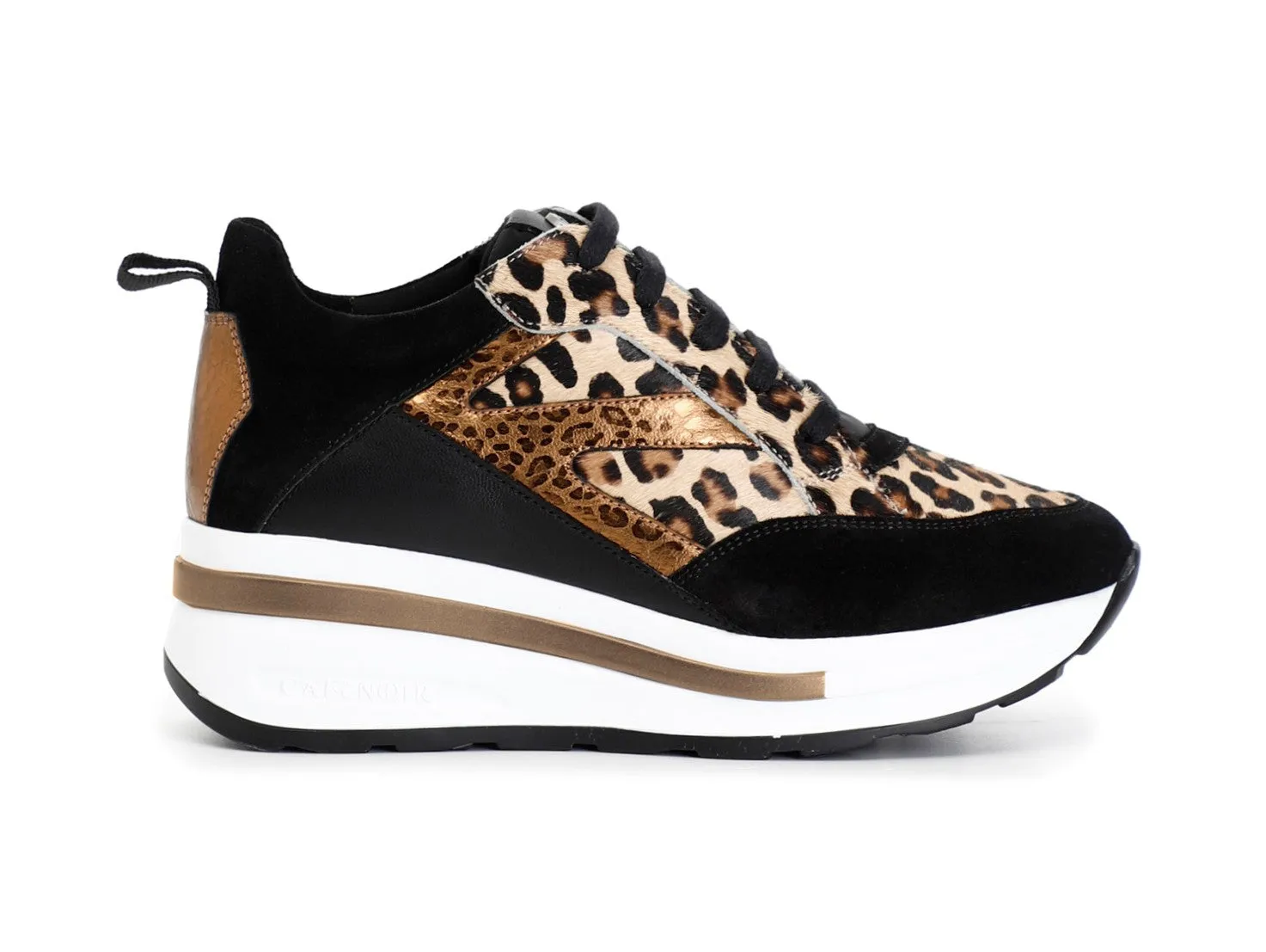 CafèNoir Donna Sneakers Zeppa Tomaia Animalier