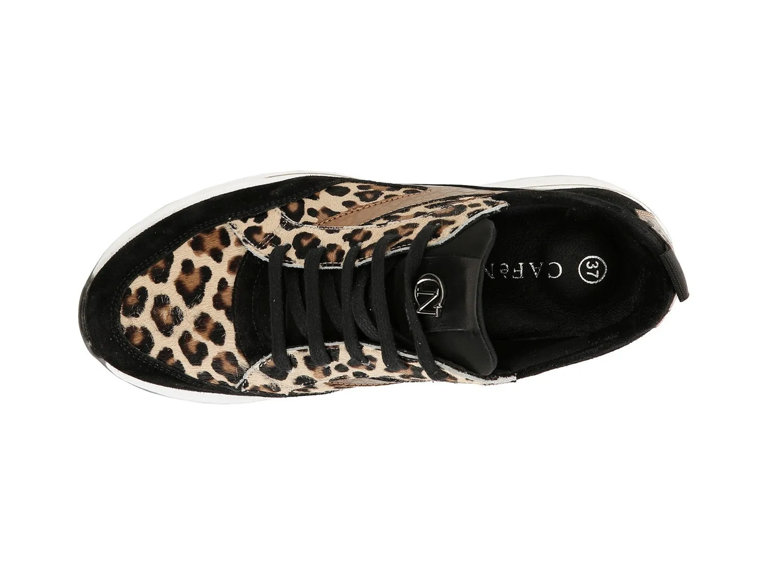 CafèNoir Donna Sneakers Zeppa Tomaia Animalier