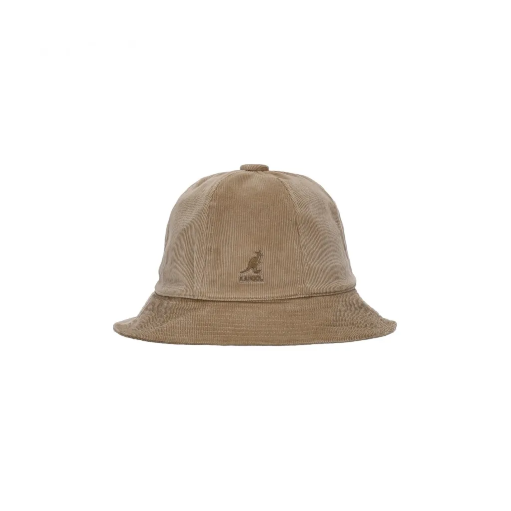 cappello da pescatore uomo cord casual BEIGE