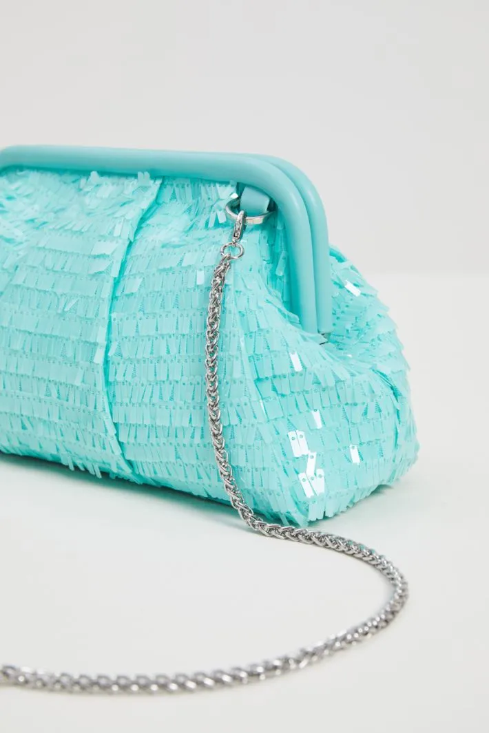 Clutch con paillettes