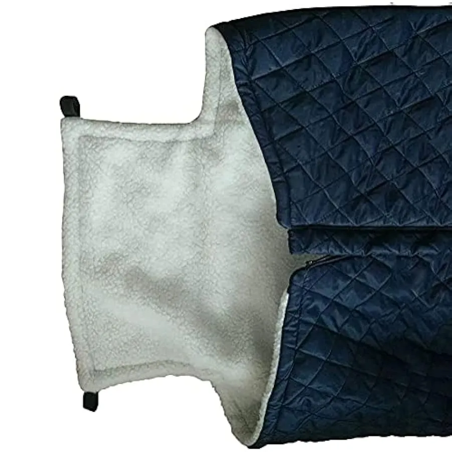 Coperta per Sedia a rotelle Coperta Calda Antivento Leggera per Sedia a rotelle, Coperta Leggera per Sedia a rotelle con Cernier