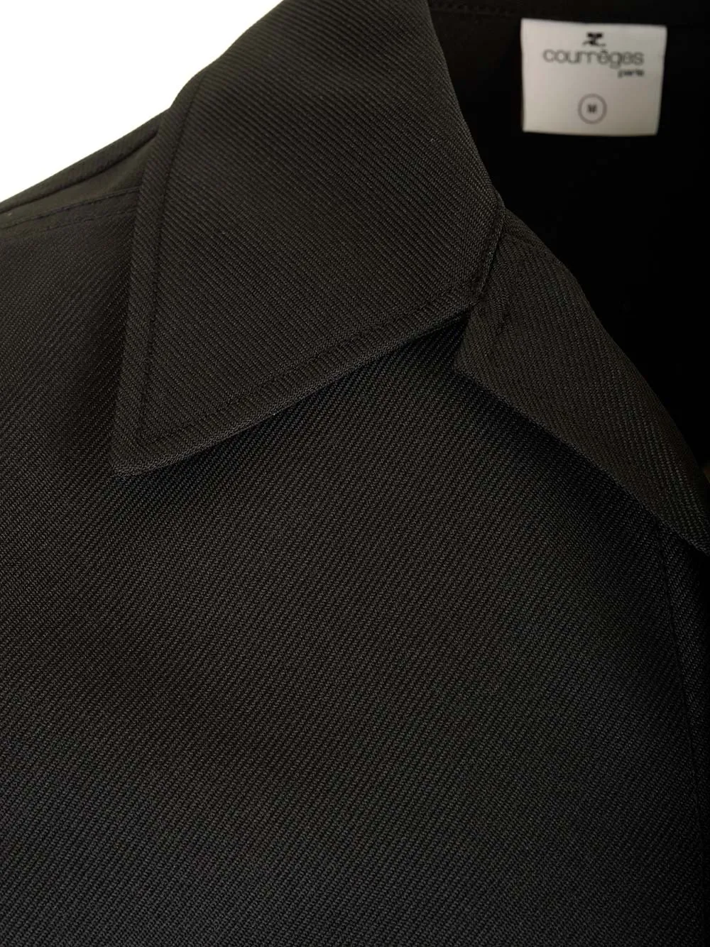   Courreges  Camicia oversize nera  