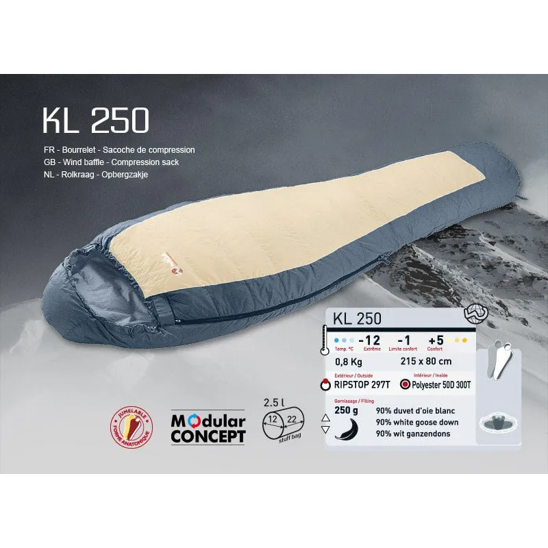 Duvet de bivouac KL 250