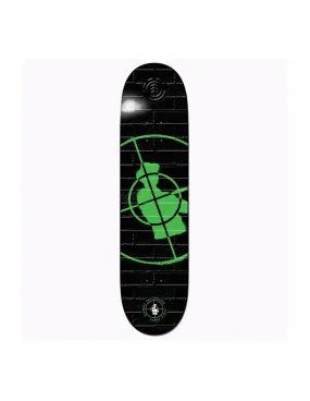 Element Public Enemy x Stencil 8,25 Tavola da skateboard nera