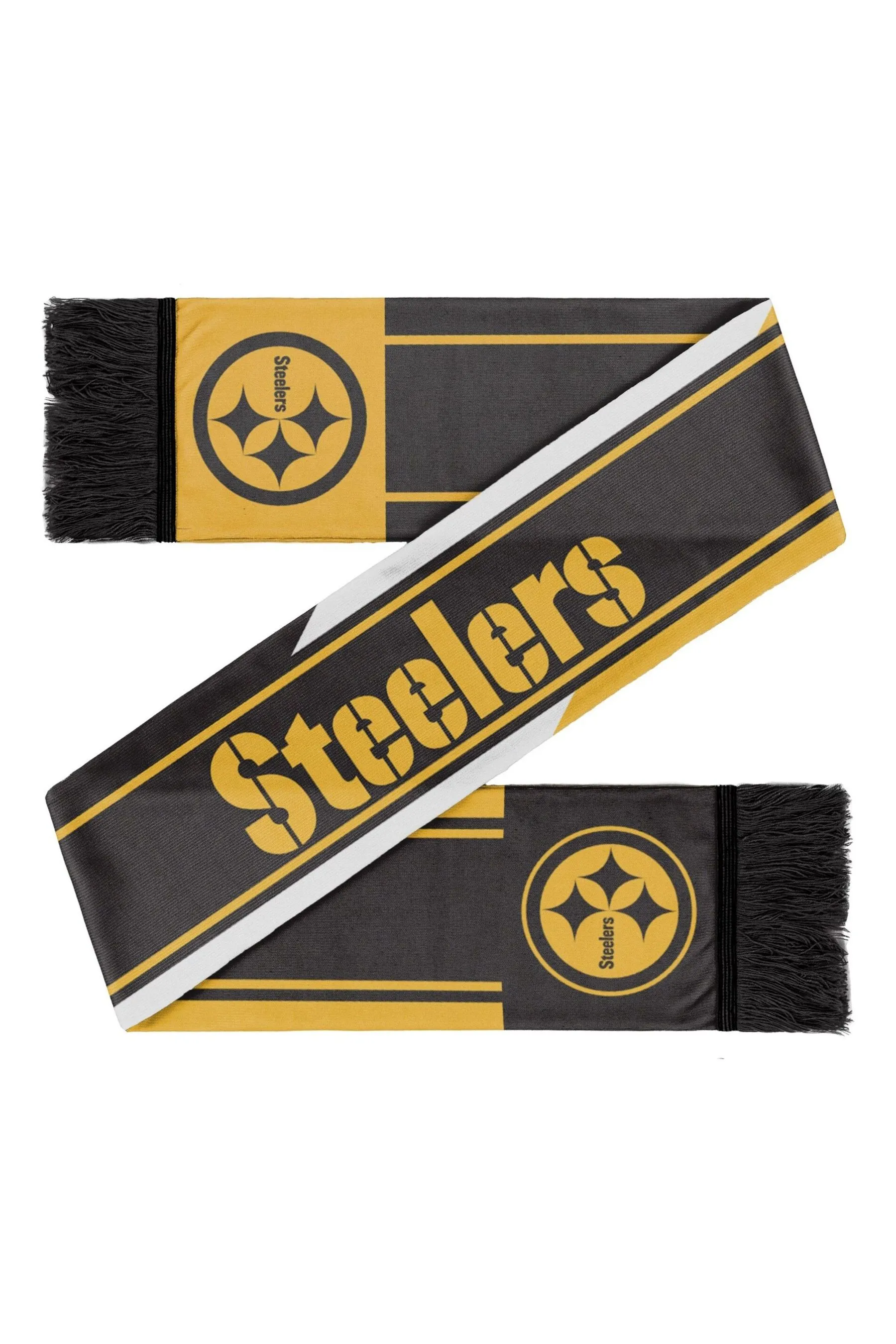 Fanatici Giallo - NFL - Pittsburgh Steelers Forever Collectibles - Sciarpa con scritta 