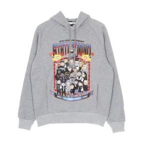 Felpa Cappuccio Uomo 10th Years Anniversary League Hoodie Grey Melange