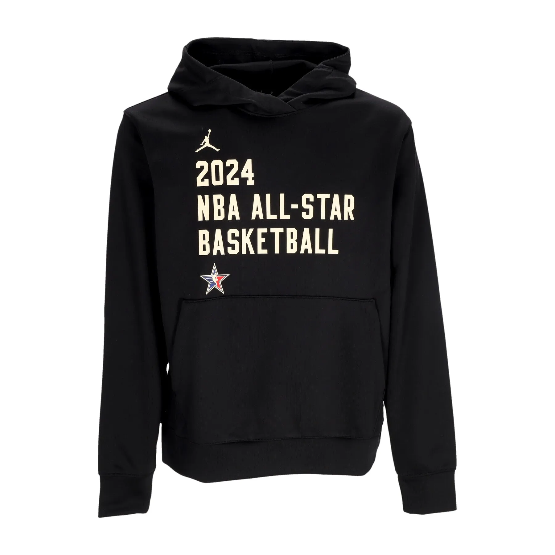 Felpa Cappuccio Uomo Nba Dri Fit Fleece Hoodie All Star Game Black