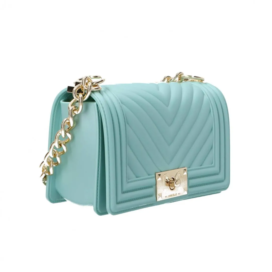 Flat S mahnattan bag mini Verde tiffany