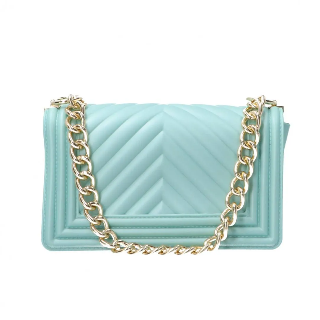 Flat S mahnattan bag mini Verde tiffany