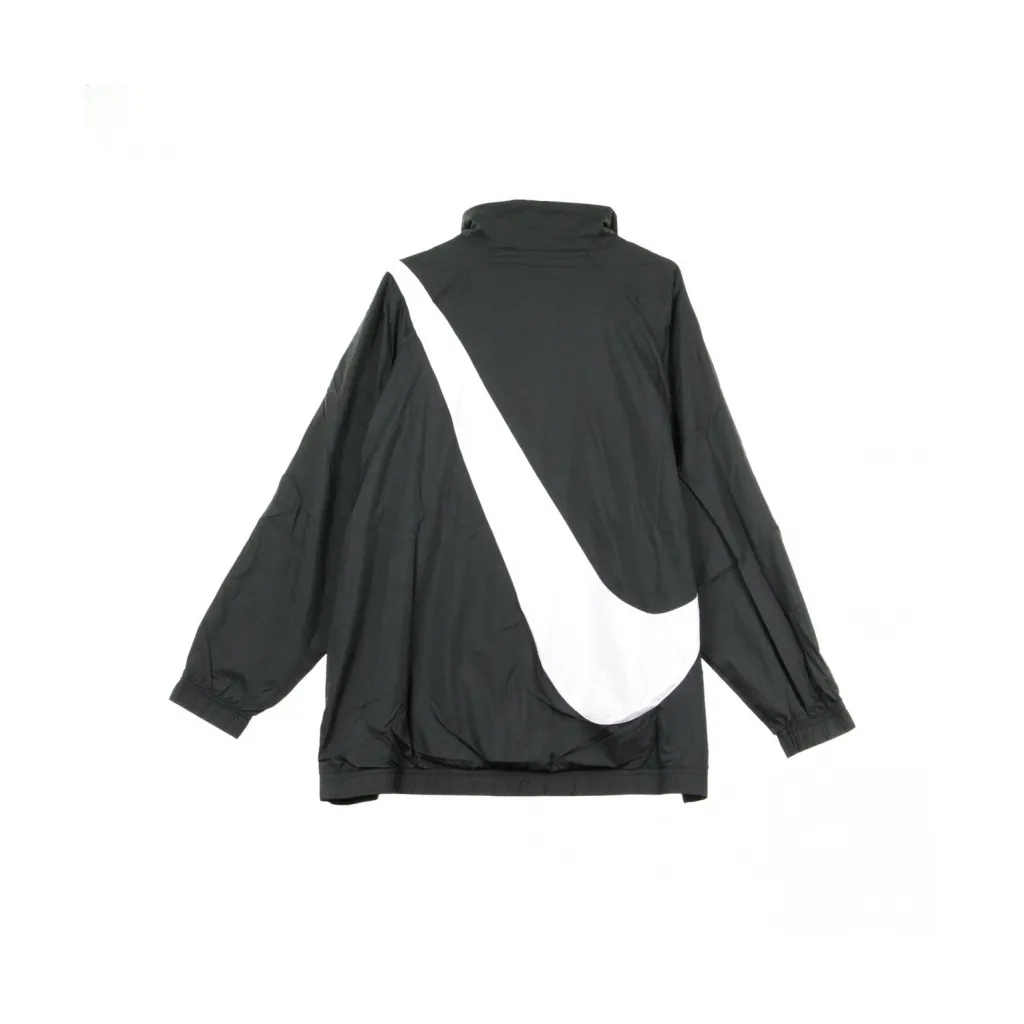 GIACCA A VENTO SWOOSH JKT WVN CB BLACK/BLACK/WHITE