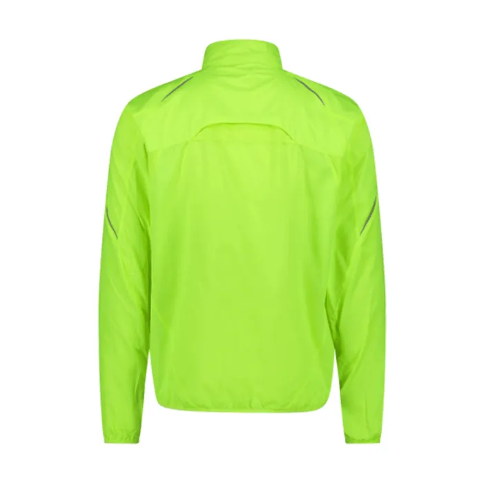 Giacca antivento Running Uomo CMP Man Jacket Giallo Fluo 3C46777T R626