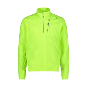 Giacca antivento Running Uomo CMP Man Jacket Giallo Fluo 3C46777T R626