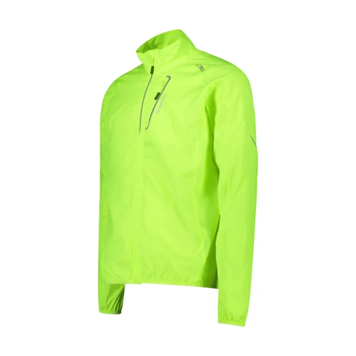 Giacca antivento Running Uomo CMP Man Jacket Giallo Fluo 3C46777T R626