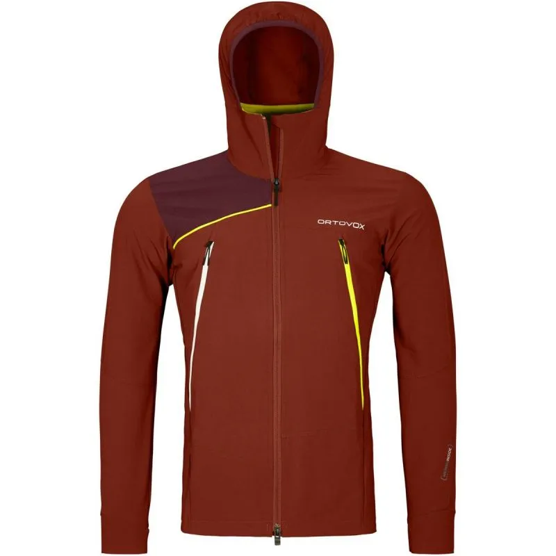 Giacca softshell da uomo Ortovox Pala Hooded Jacket M (arancione)