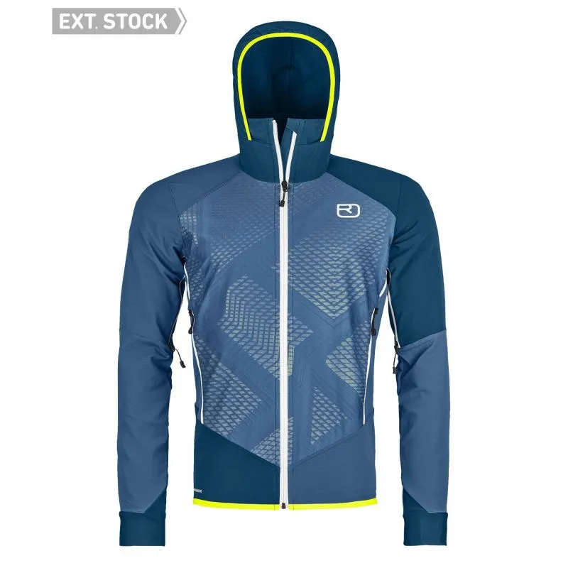 Giacca softshell Ortovox Col Becchei Jacket M (blu montagna) uomo