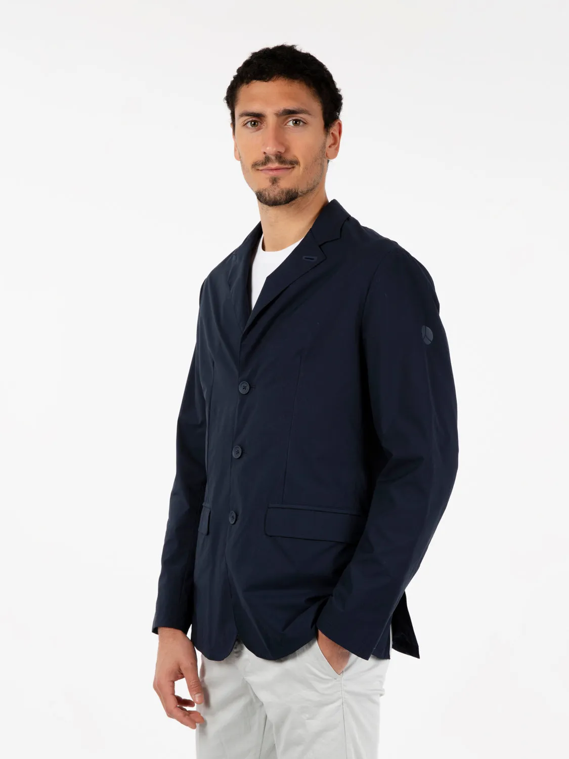 Giacca travel blu navy