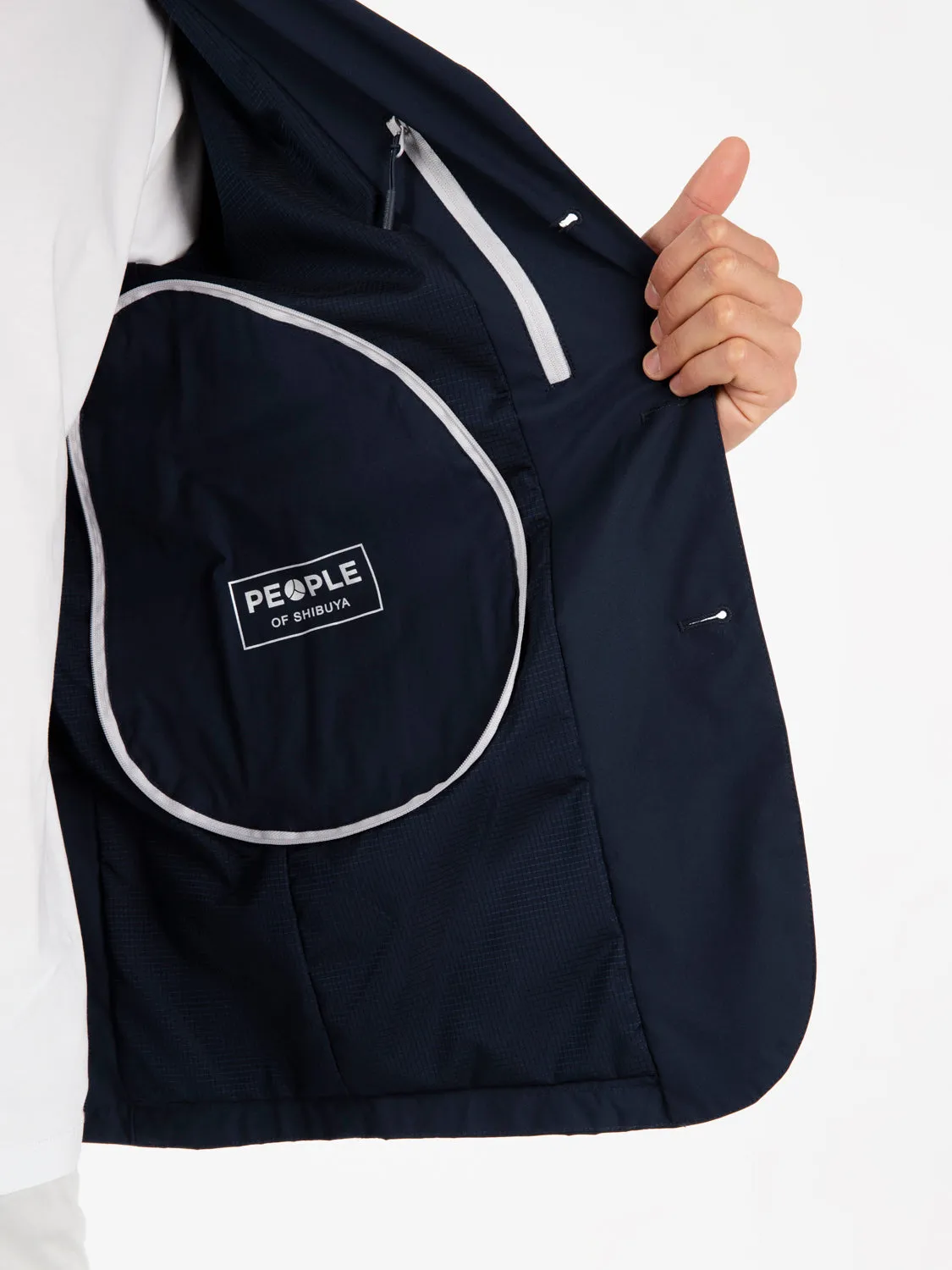 Giacca travel blu navy