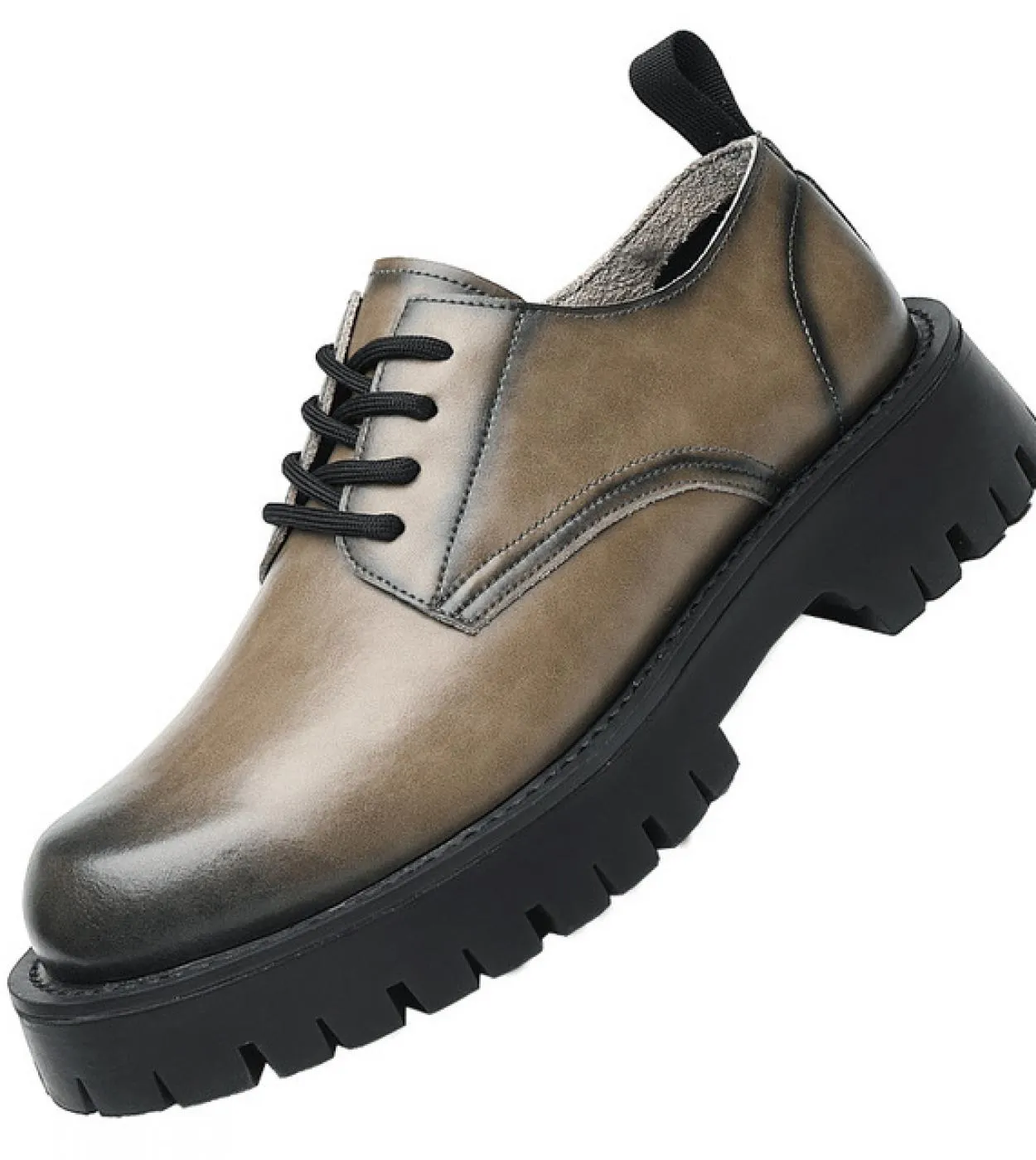 Low Top Men Martin Boots New Big Toe Man Scarpe da lavoro Scarpe outdoor da uomo traspiranti Suola spessa Grigio Nero Marrone Bo