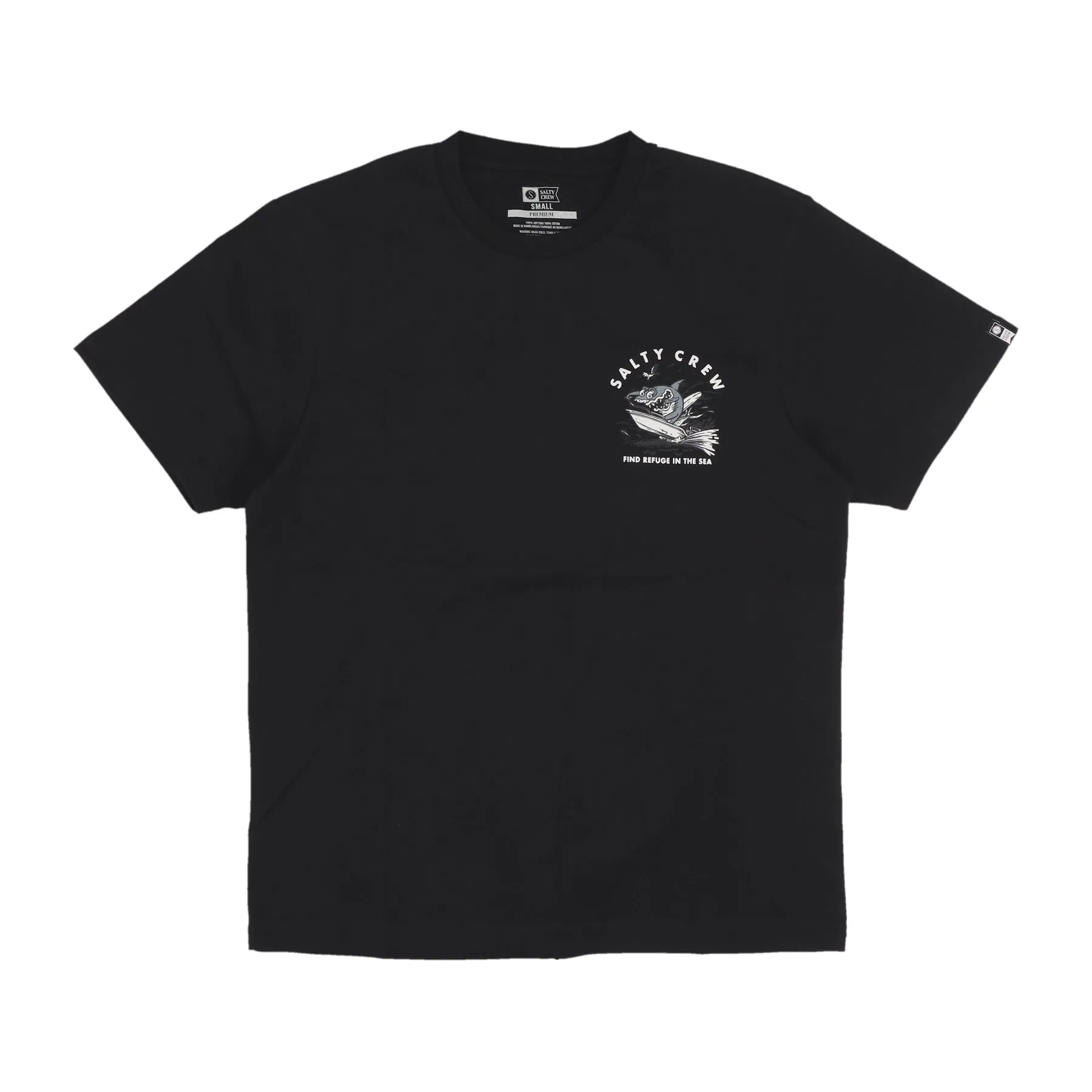 Maglietta Uomo Hot Rod Shark Premium Tee Black