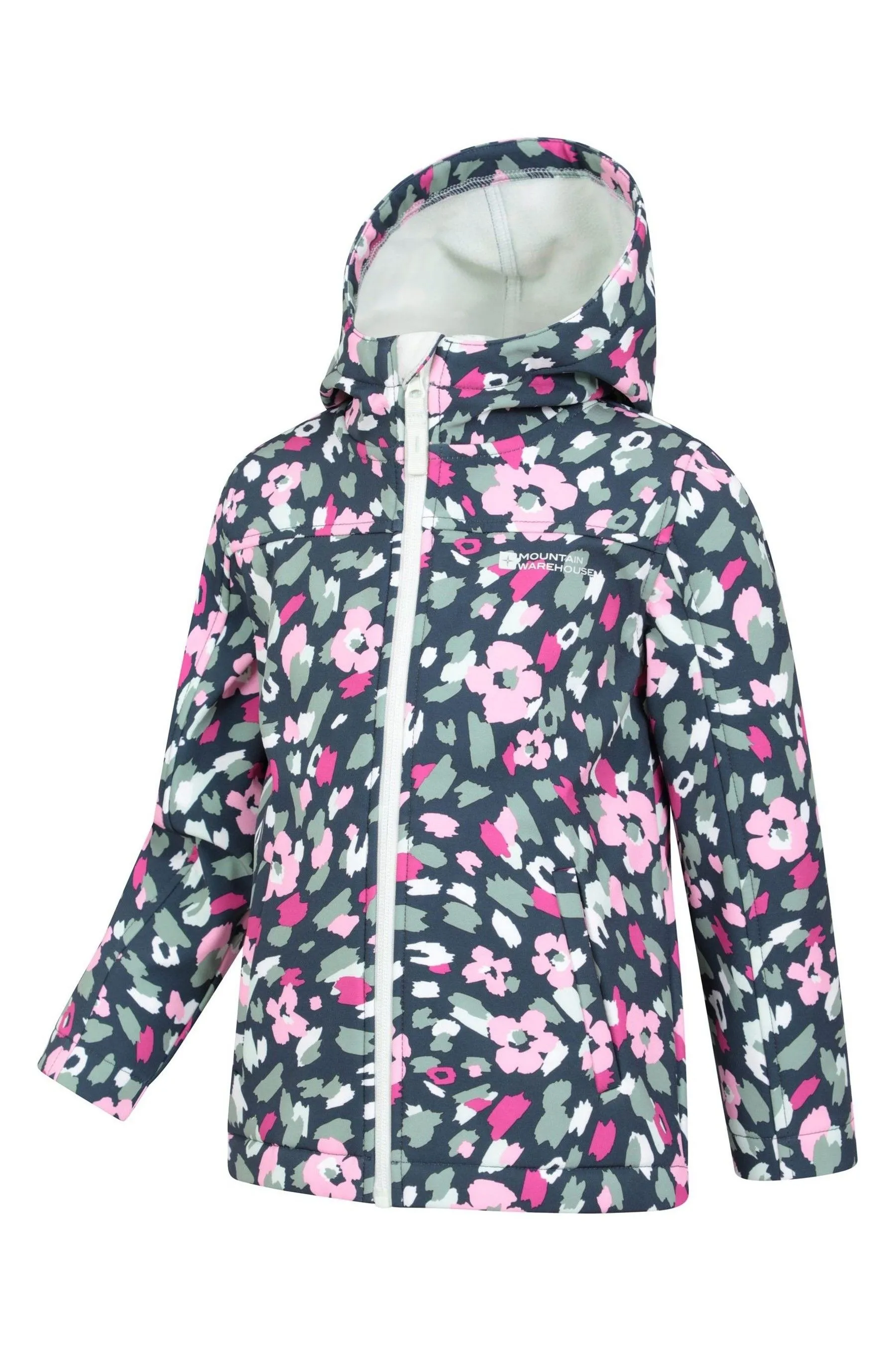 Mountain Warehouse Exodus II Giacca Softshell Resistente all'Acqua Stampata Per Bambini    