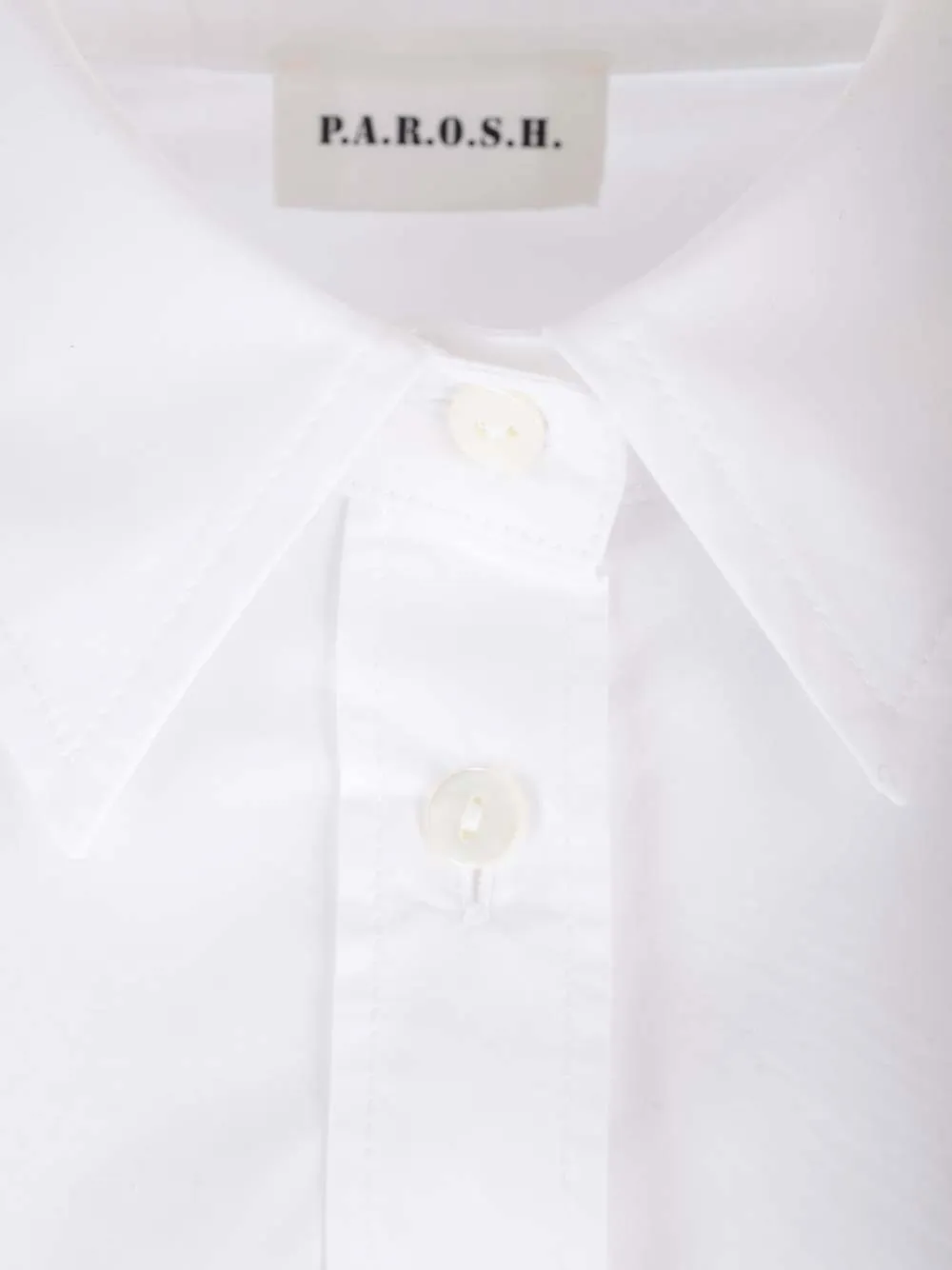   P.a.r.o.s.h.  Camicia in cotone bianco  