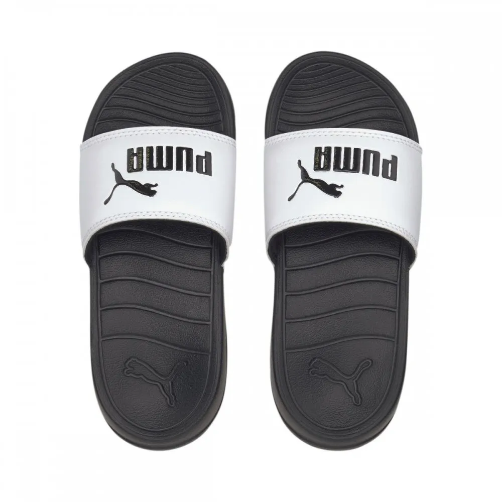 PUMA - Ciabatte Bianco/Nero Bambino - 372313-02