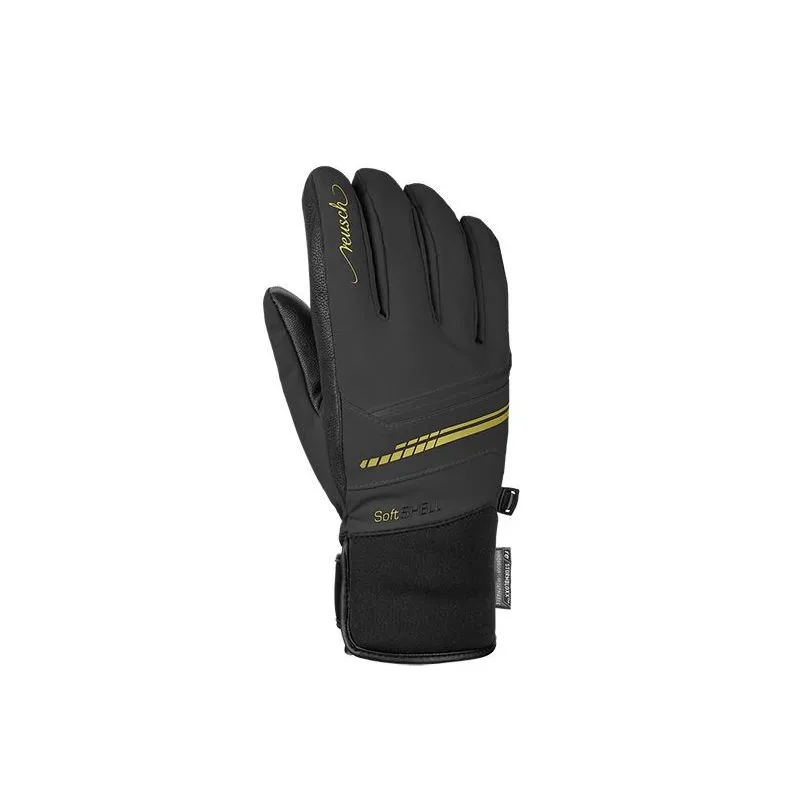 Reusch Tomke Stormbloxx™ Guanti (nero/oro) Donna