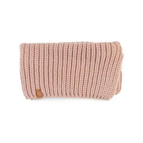 Scaldacollo Tricot Bo Rosa Chiaro Bimba