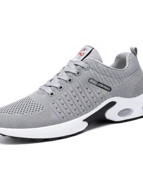 Scarpe da ginnastica casual da uomo in mesh traspirante Scarpe da passeggio comfort Scarpe da uomo vulcanizzate con lacci Plus S