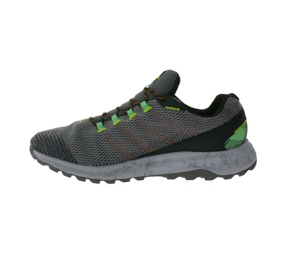 Scarpe da trail running Merrell Fly Strike GTX scarpe outdoor da uomo sostenibili e vegane Gore-Tex J067469 Grigio