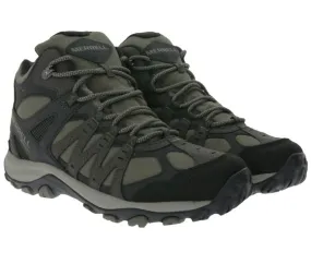 Scarpe da trekking Merrell Accentor Sport 3 Mid GORE TEX scarpe outdoor da uomo sostenibili J135503 Grigio/Verde