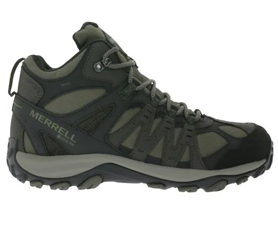 Scarpe da trekking Merrell Accentor Sport 3 Mid GORE TEX scarpe outdoor da uomo sostenibili J135503 Grigio/Verde