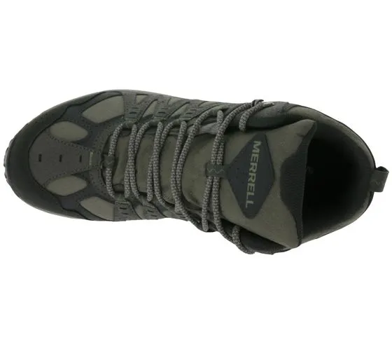 Scarpe da trekking Merrell Accentor Sport 3 Mid GORE TEX scarpe outdoor da uomo sostenibili J135503 Grigio/Verde