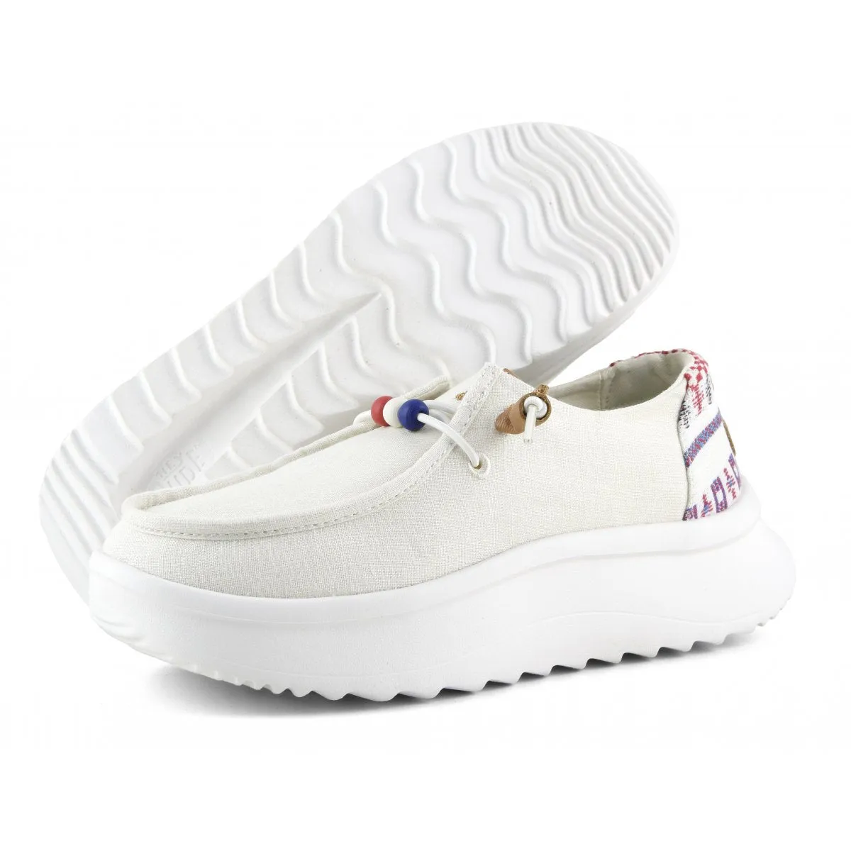 Scarpe donna Wendy peak baja stripe  col. WHITE