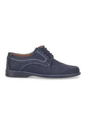 Scarpe Stringate Blu In Vera Pelle Marmaduke 3061