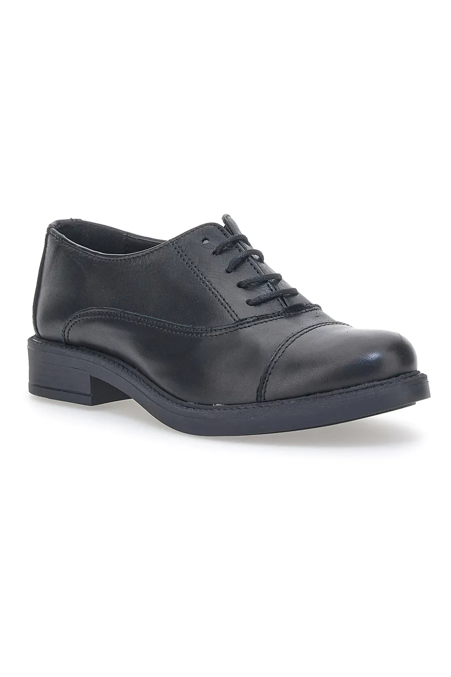 Scarpe Stringate Pittarello Class 203 Nere Vera Pelle