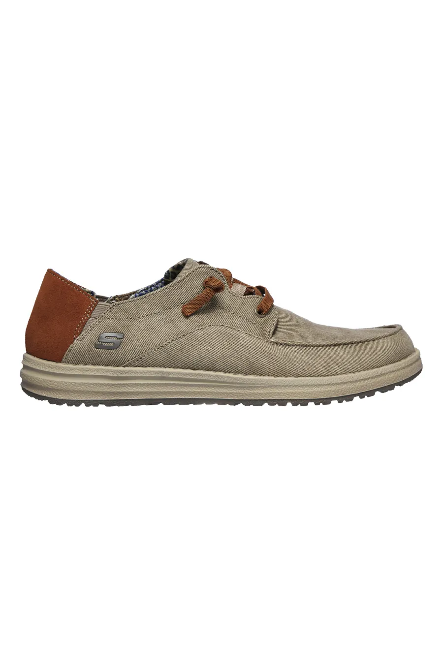 Scarpe Stringate Taupe da Uomo Skechers Melson-Planon