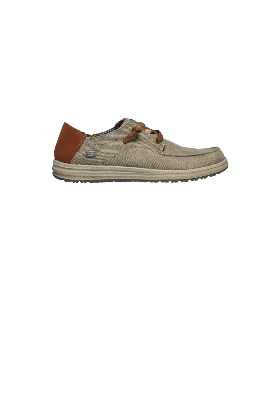 Scarpe Stringate Taupe da Uomo Skechers Melson-Planon